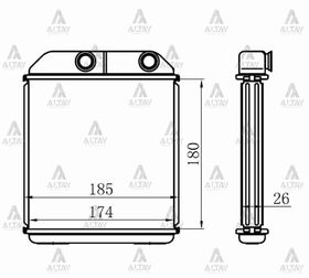MITSUBISHI L200 KALORİFER RADYATÖRÜ MAHER