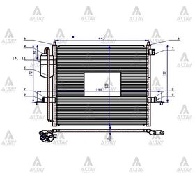 MITSUBISHI L200 KLİMA RADYATÖRÜ 06/-  TRITON MAHER