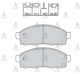 MITSUBISHI L200 ÖN FREN BALATASI 06-17 MAHER