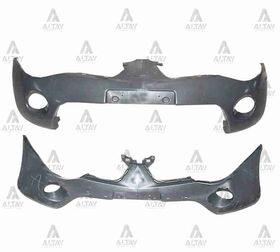 MITSUBISHI L200 ÖN TAMPON 06-11 SİYAH SİSLİ DODİKSİZ FPI