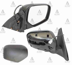 MITSUBISHI L200 YAN AYNA ELEKTRİKLİ SİYAH 06/-  SAĞ T.W.