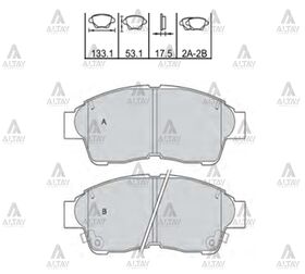 TOYOTA COROLLA ÖN FREN BALATASI 88-02 ENJ.  CORONA  CARINA  RAV-4 93/- MAHER