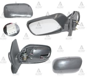 TOYOTA COROLLA YAN AYNA 03/-  SOL ELEKTRİKLİ 3 FİŞLİ T.W.