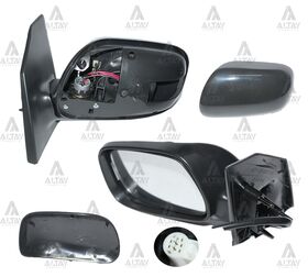 TOYOTA COROLLA YAN AYNA 03/-  SOL ELEKTRİKLİ ISITMALI 5 FİŞLİ T.W.