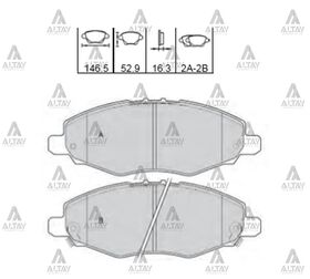 TOYOTA HILUX ÖN FREN BALATASI 06-08 4X2 MAHER