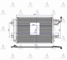 MITSUBISHI COLT KLİMA RADYATÖRÜ 04/- MAHER