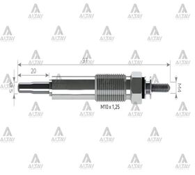 MITSUBISHI CANTER FE449 KIZDIRMA BUJİSİ 23V. SVAC