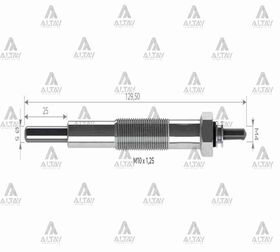 MITSUBISHI CANTER FE659 EURO3 KIZDIRMA BUJİSİ 23V. SVAC