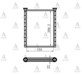 TOYOTA AVENSIS KALORİFER RADYATÖRÜ 98-02 MAHER