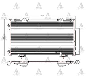 TOYOTA AVENSIS KLİMA RADYATÖRÜ 00-03 MAHER