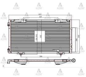 TOYOTA AVENSIS KLİMA RADYATÖRÜ 98-00 MAHER