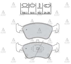 TOYOTA AVENSIS ÖN FREN BALATASI 98-00 (EKSTRA KARBONLU) MAHER
