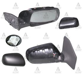 TOYOTA AVENSIS YAN AYNA 03-06 ELEKTRİKLİ ISITMALI OTOMATİK KATLANIR 7 FİŞLİ SAĞ T.W.