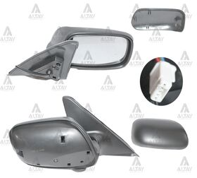 TOYOTA AVENSIS YAN AYNA 98-02 ELEKTRİKLİ ISITMALI 5 FİŞLİ SAĞ T.W.