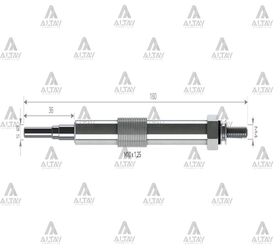 TOYOTA COROLLA KIZDIRMA BUJİSİ 11V. D4D  YARIS 1.4 D-4D  MINI ONE D SVAC