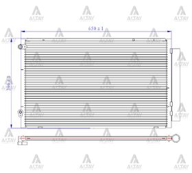 TOYOTA COROLLA KLİMA RADYATÖRÜ 02-06 VVTI MAHER