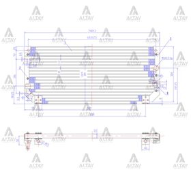 TOYOTA COROLLA KLİMA RADYATÖRÜ 93-98 MAHER