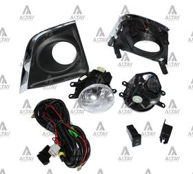 TOYOTA COROLLA SİS LAMBASI 13/- TAKIM (KROM KAPAK) (SİS+KAPAK+TESİSAT+DÜĞME+ROLE) MAHER
