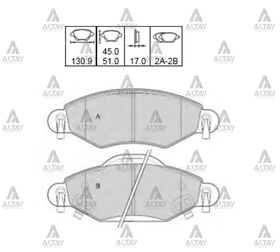TOYOTA YARIS ÖN FREN BALATASI 00-06 (ARKA BALATA KAMPANA İSE) MAHER
