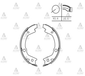HYUNDAI SONATA EL FREN BALATASI 05/- PABUÇLU MAHER