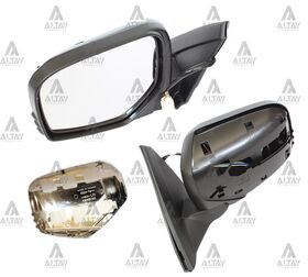 MITSUBISHI L200 YAN AYNA ELEKTRİKLİ ISITMALI KROM 06/-  SOL T.W.