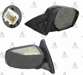 MITSUBISHI L200 YAN AYNA ELEKTRİKLİ ISITMALI OTOMATİK KATLANIR KROM 06/-  SAĞ T.W.