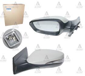 HYUNDAI ACCENT YAN AYNA 11/- ELEKTRİKLİ SİNYALLİ BLUE SOL HMC