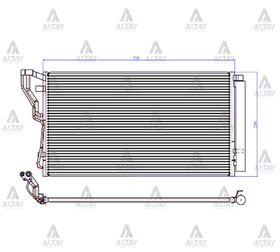 HYUNDAI SONATA KLİMA RADYATÖRÜ 10/-  OPTİMA 12/- MAHER