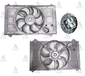 KIA RIO RADYATÖR FANI KOMPLE 06/-  BENZİNLİ KLİMALI MAHER