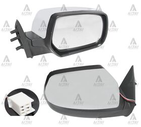 MAZDA B2500 YAN AYNA 06/-  BT-50 ELEKTRİKLİ KROM SAĞ T.W.