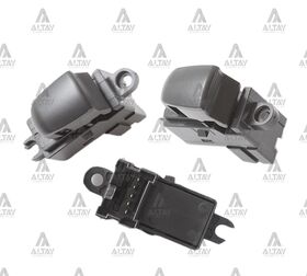 NISSAN QASHQAI CAM AÇMA DÜĞMESİ ÖN SAĞ  NOTE  MICRA  X-TRAIL MAHER