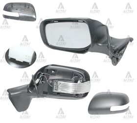 TOYOTA AURIS YAN AYNA 10-12 ELEKTRİKLİ ISITMALI SİNYALLİ SOL T.W.