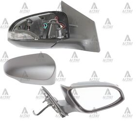 TOYOTA AURIS YAN AYNA 13/- ELEKTRİKLİ ISITMALI SİNYALLİ OTOMATİK KATLANIR SAĞ 9 FİŞ T.W.