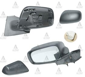 TOYOTA YARIS YAN AYNA 06-11 ELEKTRİKLİ ISITMALI SOL T.W.