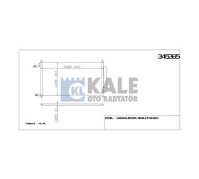 HONDA KLİMA RADYATÖRÜ CIVIC 12-16 KALE