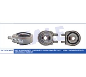 HYUNDAI ACCENT YAĞ SOĞUTUCU 03-06 GETZ 03-05 SANTAFE TUCSON ELANTRA MATRIX CERATO SPORTAGE DİZEL KALE
