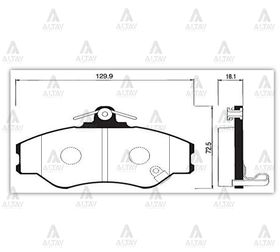 HYUNDAI H100  KMY ÖN FREN BALATASI SECO