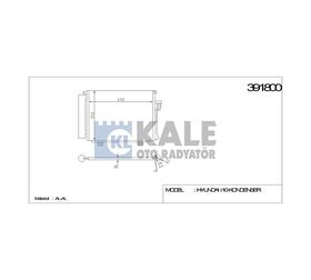 HYUNDAI i10 KLİMA RADYATÖRÜ 08/- CRDI 480x350x16 KALE