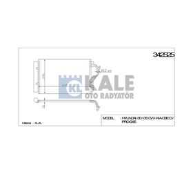 HYUNDAI i30 KLİMA RADYATÖRÜ 11/- ELANTRA 11/- BENZINLI KALE