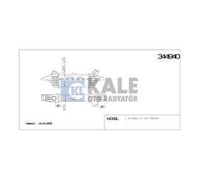 HYUNDAI INTERCOOLER (ARA SOĞUTUCU) KMY H100 05- STAREX 2.5 01-04 KALE