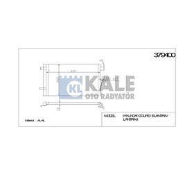 HYUNDAI KLİMA RADYATÖRÜ ELANTRA I-II 1.6 01- 590x363x18 KALE