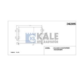 HYUNDAI KLİMA RADYATÖRÜ KMY H100 2.5TDI 04- KALE