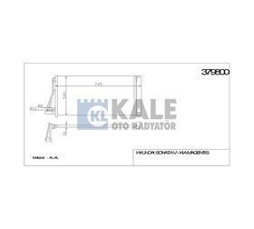 HYUNDAI KLİMA RADYATÖRÜ SONATA 05- 693x341x16 KALE