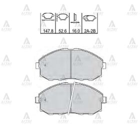 HYUNDAI STAREX ÖN FREN BALATASI 97-02 SECO
