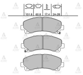 ISUZU D-MAX ÖN FREN BALATASI DİSK TAKIM 10-15 MAHER