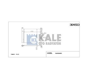 KIA KLİMA RADYATÖRÜ PICANTO 04- CRDI 437x348x18 KALE