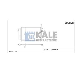 KIA KLİMA RADYATÖRÜ RIO 05- 1.5CRDI KALE