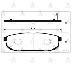 KIA SORENTO ARKA FREN BALATASI DİSK 02/- DİSK SECO