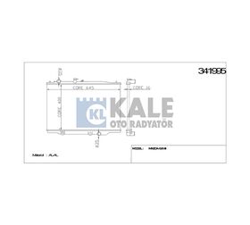 MAZDA 626 SU RADYATÖRÜ (AT) 88-92 KALE