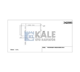 MAZDA KLİMA RADYATÖRÜ BT-50 06- RANGER 2.5TD 99-06 3.0TD 06- KALE